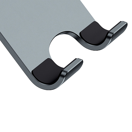 Подставка для телефона до 7 дюймов Baseus Biaxial складная серая