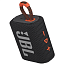 Портативная колонка JBL Go 3 с защитой от воды черно-оранжевая