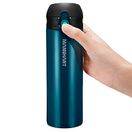 Термос (термобутылка) Spigen SGP Mannhart Travel Mug 500 мл сине-зеленый