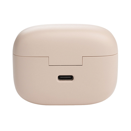 Наушники TWS беспроводные JBL Tune 130 вакуумные с микрофоном и активным шумоподавлением бежевые