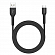Кабель USB - MicroUSB для зарядки 1,5 м 2.4А Atomic Flexstick Robust черный