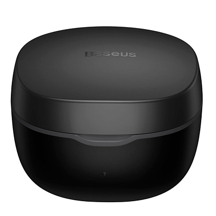 Наушники TWS беспроводные Bluetooth Baseus Encok WM01 V5.3 вакуумные с микрофоном черные