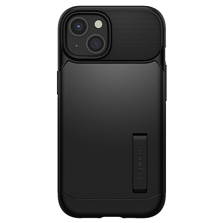 Чехол для iPhone 13 гибридный с подставкой Spigen Slim Armor черный