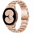 Ремешок-браслет для Samsung Galaxy Watch 4, 5, 5 Pro 40, 42, 44, 45 и 46 мм металлический Tech-Protect Stainless золотистый