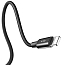 Кабель USB - Lightning, MicroUSB, Type-C 1,2 м 3A плетеный Baseus Rapid черный