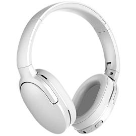 Наушники беспроводные Bluetooth Baseus D02 Pro полноразмерные с микрофоном белые