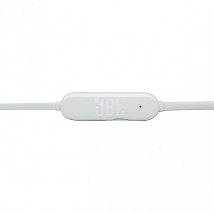 Наушники беспроводные Bluetooth JBL Tune 125BT вакуумные с микрофоном и пультом белые