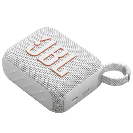 Портативная колонка JBL Go 4 с защитой от воды белая