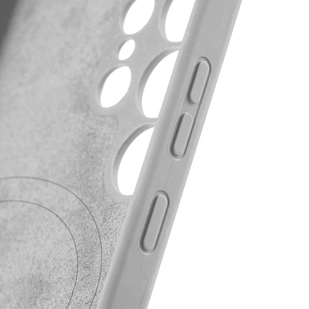 Чехол для Samsung Galaxy S25 Ultra гибридный uBear Touch Mag Case Magsafe серый