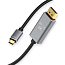 Кабель Type-C - DisplayPort (папа-папа) длина 2 м 8K 60Hz v1.4 