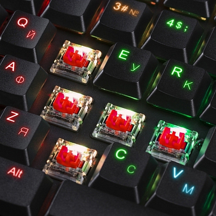 Клавиатура Redragon Apas механическая с подсветкой влагозащитная игровая черная