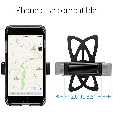 Велосипедный держатель для телефона до 6 дюймов на руль Spigen A250 черный