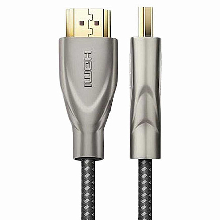 Кабель HDMI - HDMI (папа - папа) длина 5 м версия 2.0 4Kx2K 60Hz плетеный Ugreen HD131-50110