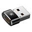 Переходник Type-C - USB (мама - папа) хост OTG Baseus CAAOTG-01 черный