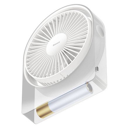 Вентилятор портативный настольный Baseus Serenity Fan Pro белый