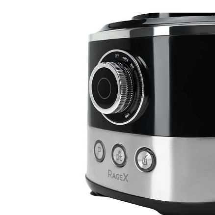 Кухонный комбайн RageX R107-015 черно-серебристый