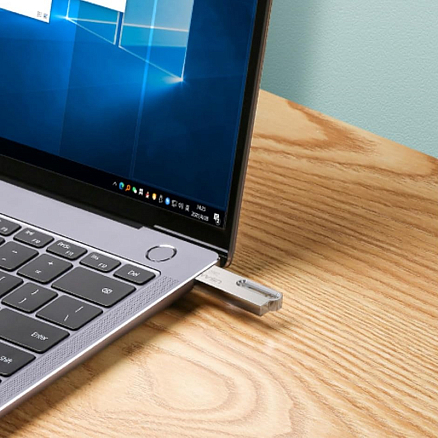 Флешка Usams US-ZB0101 4Gb USB 2.0 металл серебристая