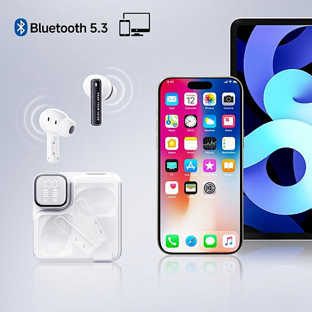 Наушники TWS беспроводные QCY MeloBuds Neo вакуумные белые