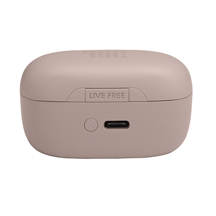 Наушники TWS беспроводные JBL Live Free NC вакуумные с микрофоном и активным шумоподавлением бледно-розовые