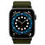 Ремешок-браслет для Apple Watch 42 и 44 мм текстильный Spigen Fit Lite хаки