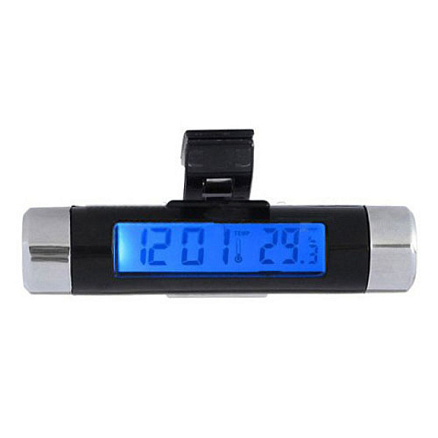 Термометр для автомобиля с часами