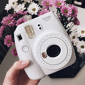 Фотоаппарат мгновенной печати Fujifilm Instax Mini 9 светло-серый