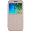 Чехол для Samsung Galaxy E5 книжка с окошком NillKin Sparkle золотистый