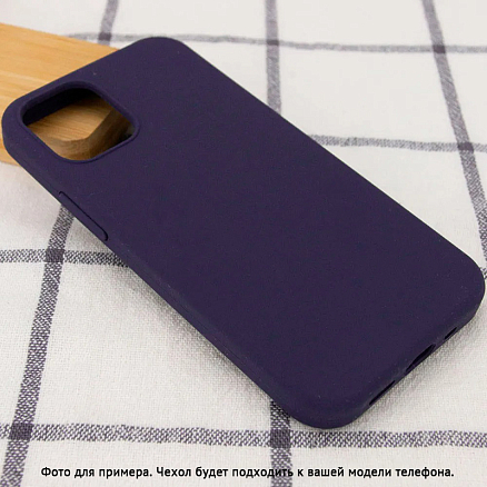 Чехол для Xiaomi Redmi A3 силиконовый Digitalpart Soft Touch фиолетовый