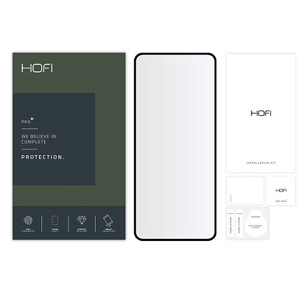 Защитное стекло для Xiaomi Poco X4 GT на весь экран Hofi Glass Pro+ черное