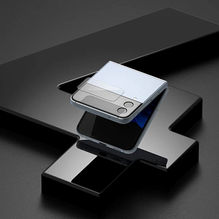 Защитное стекло для Samsung Galaxy Z Flip 4 на заднюю крышку Ringke ID прозрачное 3 шт.