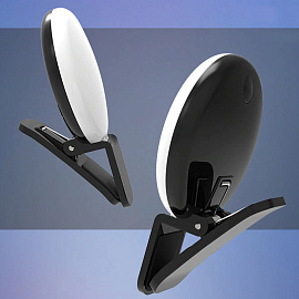 Светодиодная лампа подсветка на телефон RING-02 черная