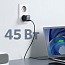 Зарядное устройство сетевое Type-C 45W Anker PowerPort Nano II GaN (быстрая зарядка PD) черное