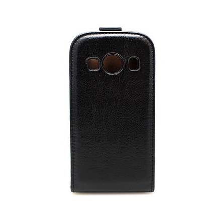 Чехол для Samsung Galaxy Ace Style кожаный - блокнот Forever Sligo Plus черный