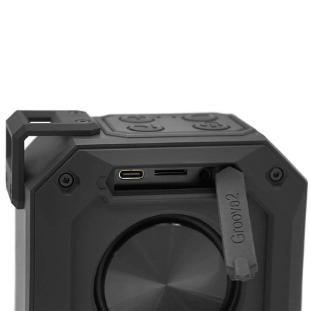 Портативная колонка Tronsmart Groove 2 с защитой от воды, подсветкой и поддержкой MicroSD карт черная