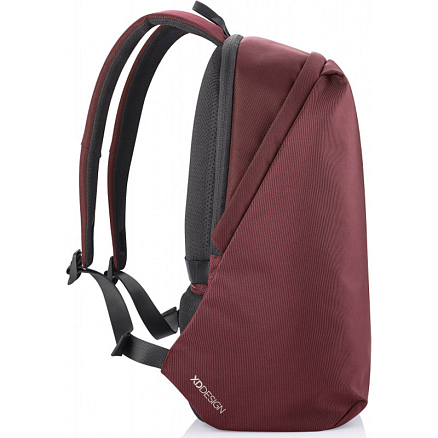 Рюкзак XD Design Bobby Soft с отделением для ноутбука до 15,6 дюйма и USB портом антивор красный