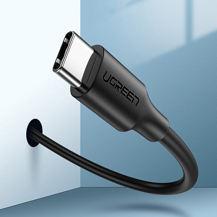 Кабель Type-C - USB длина 0,5 м 3A Ugreen US287-60115 (быстрая зарядка QC 3.0) черный