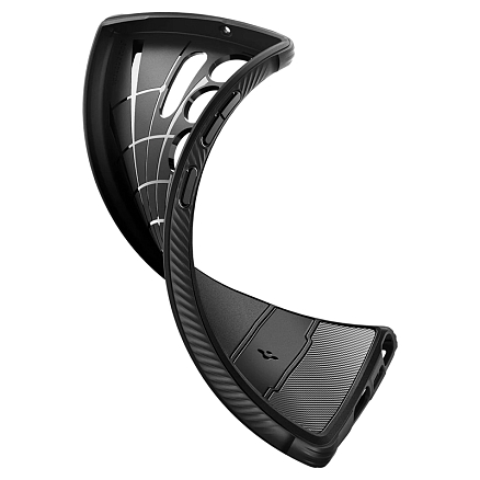 Чехол для Samsung Galaxy S23 Ultra гелевый Spigen Rugged Armor черный