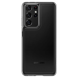 Чехол для Samsung Galaxy S21 Ultra гибридный Spigen Ultra Hybrid прозрачный
