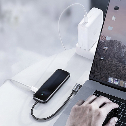 Хаб (разветвитель) Type-C - 3 х USB 3.0, HDMI 4K, Type-C PD Baseus Multi-functional серый