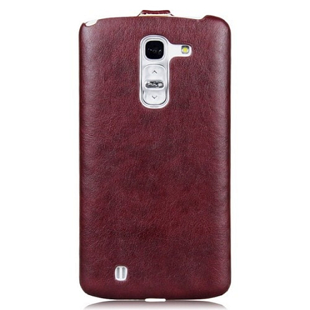 Чехол для LG G Pro 2 кожаный - блокнот iMuca Concise бордовый