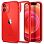 Чехол для iPhone 12 Mini гибридный Spigen SGP Ultra Hybrid прозрачно-красный