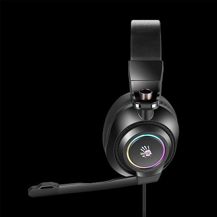 Наушники A4Tech Bloody G580 7.1 полноразмерные с микрофоном игровые черные