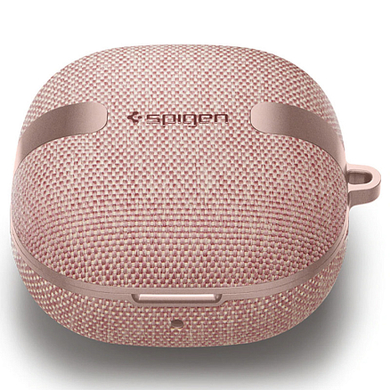 Чехол для наушников Samsung Galaxy Buds 2, Buds Live, Buds Pro для полной защиты Spigen Urban Fit розовый