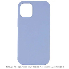 Чехол для iPhone 11 силиконовый Digitalpart Silicone Case голубой