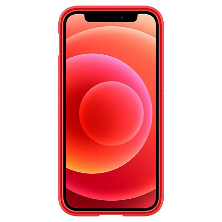Чехол для iPhone 12 Mini гибридный Spigen SGP Ultra Hybrid прозрачно-красный
