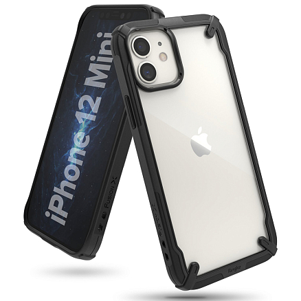 Чехол для iPhone 12 Mini гибридный Ringke Fusion X черный