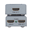 Удлинитель HDMI (HDMI Extender+ Splitter (разветвитель) на 2 порта) до 35 метров по витой паре Dtech DT-7009B с питанием