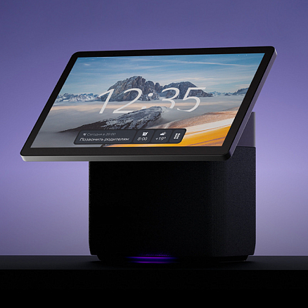 Колонка с умным дисплеем Яндекс Станция Дуо Макс (черный)