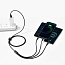Кабель USB - MicroUSB, Lightning, Type-C для зарядки 1,5 м 3.5А плетеный Baseus Tungsten Gold черный