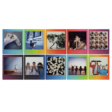 Картридж с фотопленкой для Fujifilm Instax Square Rainbow 10 снимков